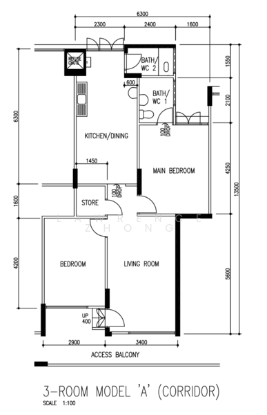 144 Tampines Street 12, 144 Tampines Street 12, 2 Bedrooms, 797 sqft, HDB Flat For Sale, by Lawrence Zhong, 500232624 - PropertyGuru.com.sg