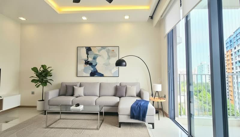 Blossom Residences, 32 Segar Road, 3 Bedrooms, 1,055 sqft, Condominium For Sale, by Maple Yap, 500232645 - Living Room - PropertyGuru.com.sg