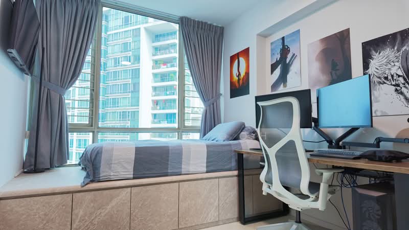 The Quartz, 57 Compassvale Bow, 3 Bedrooms, 1,141 sqft, Condominium For Sale, by Nick Goh, 500232649 - Bedroom - PropertyGuru.com.sg