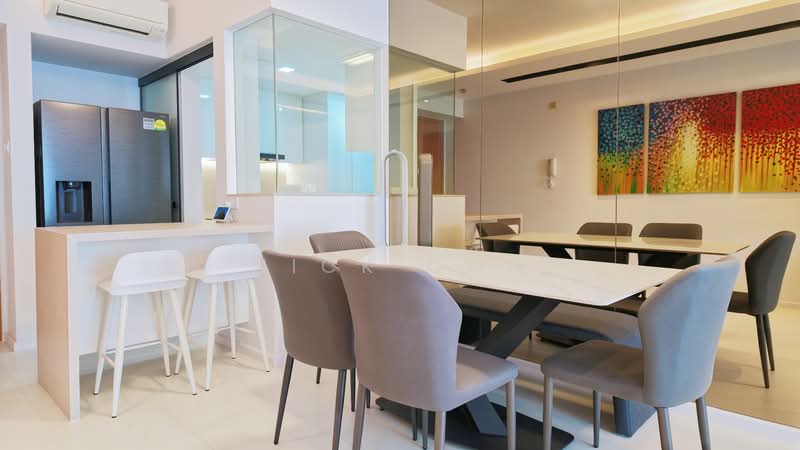 The Quartz, 57 Compassvale Bow, 3 Bedrooms, 1,141 sqft, Condominium For Sale, by Nick Goh, 500232649 - Dining Room - PropertyGuru.com.sg
