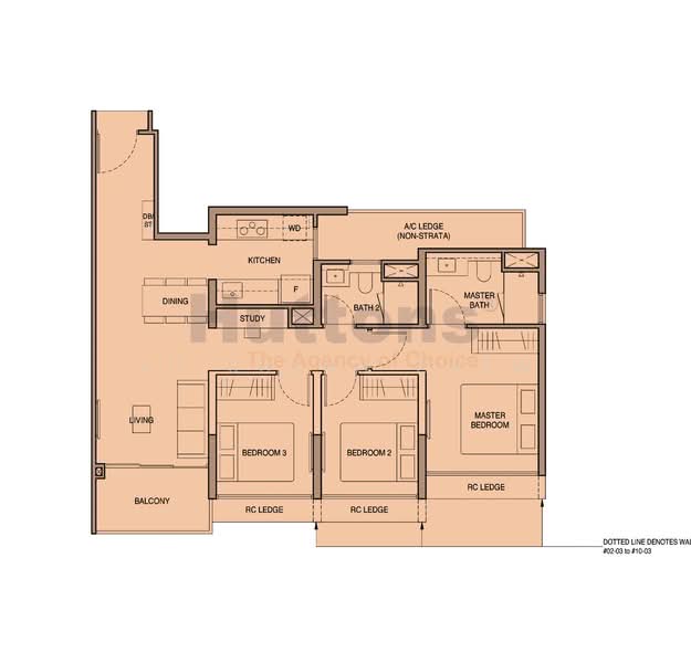Norwood Grand, , 3 Bedrooms, 883 sqft, Condominium For Rent, by Yu Sheng Chew, 500232660 - PropertyGuru.com.sg