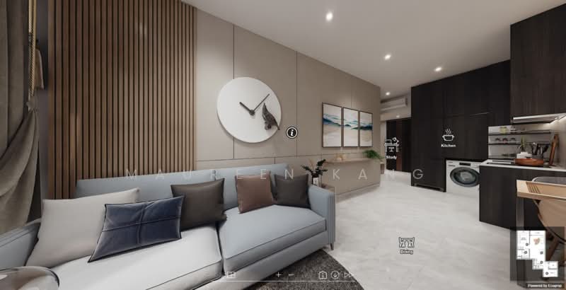Sophia Regency, 105 Sophia Road, 1 Bedroom, 474 sqft, Condominium For Sale, by Maureen Kang, 500232734 - Living Room - PropertyGuru.com.sg