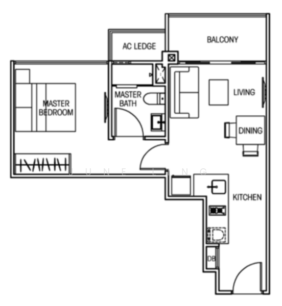 Vacanza @ East, 46 Lengkong Tujoh, 1 Bedroom, 484 sqft, Condominium For Rent, by June Ling, 500232765 - PropertyGuru.com.sg