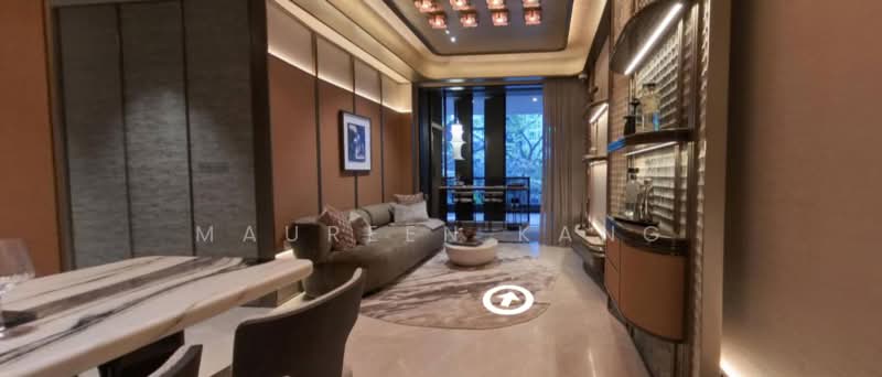 UPPERHOUSE at Orchard Boulevard, 22 Orchard Boulevard, 1 Bedroom, 474 sqft, Condominium For Sale, by Maureen Kang, 500232779 - Living Room - PropertyGuru.com.sg