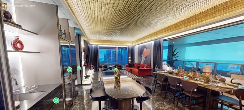 W Residences Marina View - Singapore, 22 Marina View, 1 Bedroom, 538 sqft, Condominium For Sale, by Maureen Kang, 500232798 - Living Room - PropertyGuru.com.sg