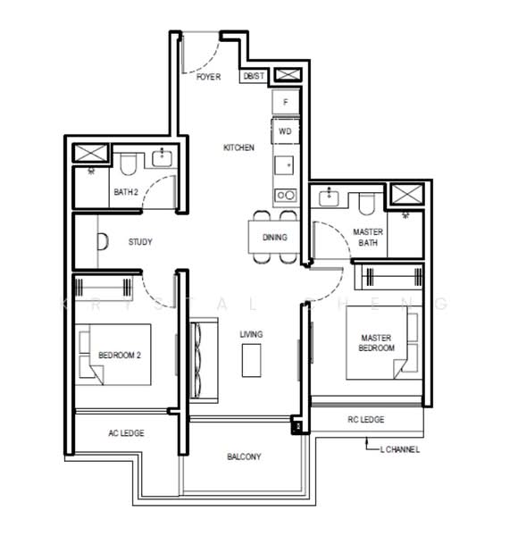 Grand Dunman, 18 Dunman Road, 2 Bedrooms, 775 sqft, Condominium For Rent, by Krystal Cheng, 500232859 - PropertyGuru.com.sg