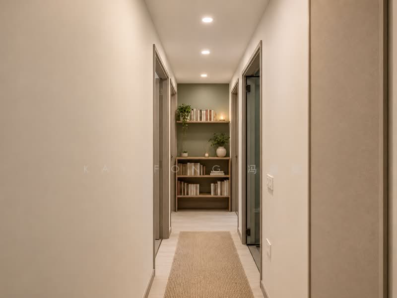 Riversails, 22 Upper Serangoon Crescent, 3 Bedrooms, 947 sqft, Condominium For Sale, by Kay Fong 冯筠棋, 500232886 - Corridor (AI generated) - PropertyGuru.com.sg