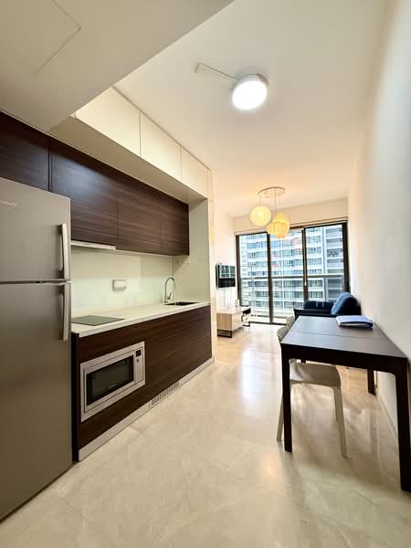 Commonwealth Towers, 232 Commonwealth Avenue, 1 Bedroom, 441 sqft, Condominium For Rent, by Jamie Sitoh, 500232895 - Dining Room and Kitchen - PropertyGuru.com.sg