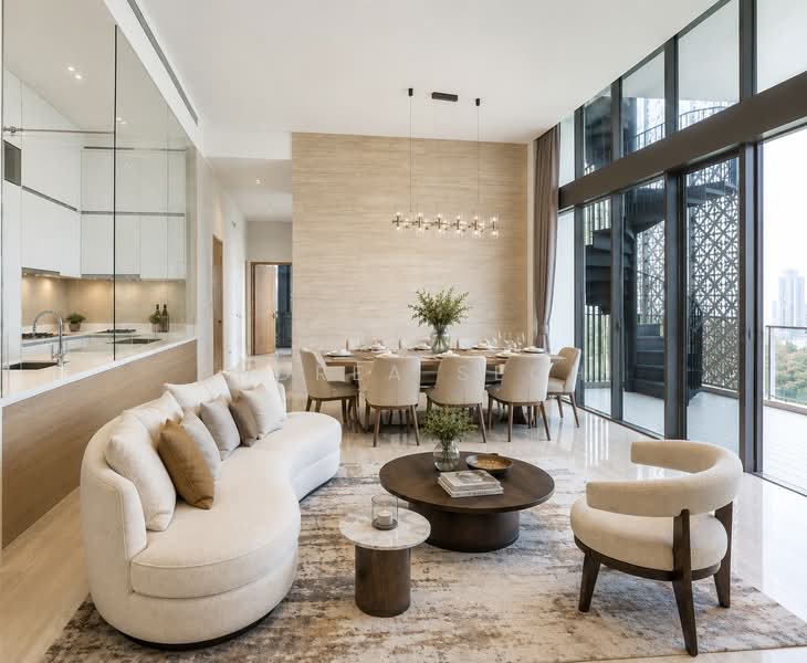 Cyan, 6 Keng Chin Road, 4 Bedrooms, 2,950 sqft, Condominium For Sale, by Andrea Seoh, 500232939 - Living Room - PropertyGuru.com.sg