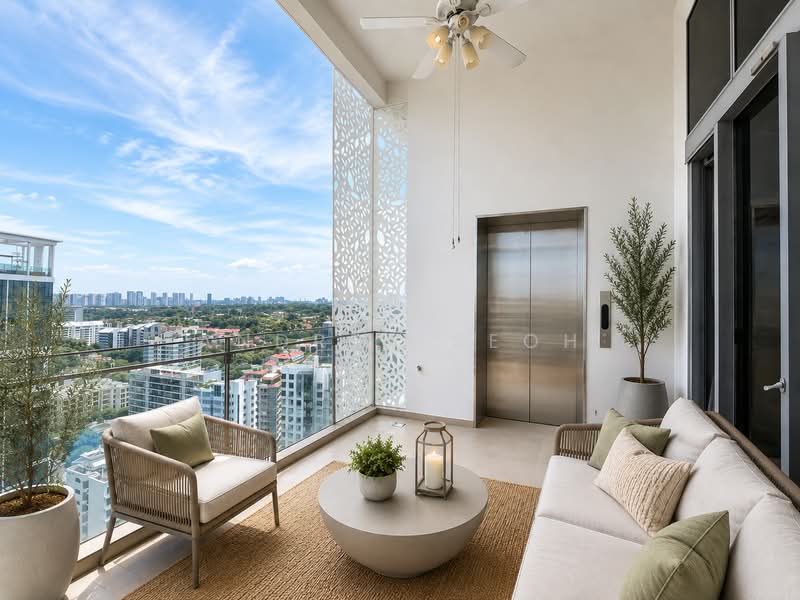 Cyan, 6 Keng Chin Road, 4 Bedrooms, 2,950 sqft, Condominium For Sale, by Andrea Seoh, 500232939 - Balcony - PropertyGuru.com.sg