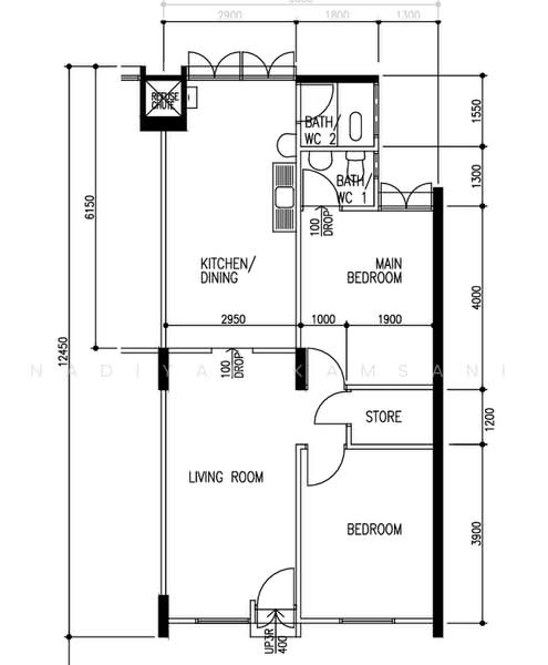22 Marsiling Drive, 22 Marsiling Drive, 2 Bedrooms, 721 sqft, HDB Flat For Sale, by Nadiyah Kamsani, 500232952 - PropertyGuru.com.sg