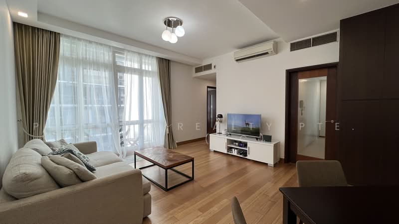 Robertson 100, 100 Robertson Quay, 2 Bedrooms, 883 sqft, Apartment For Rent, by RYAN CHEN ZIHAO, 500232962 - Living Room - PropertyGuru.com.sg