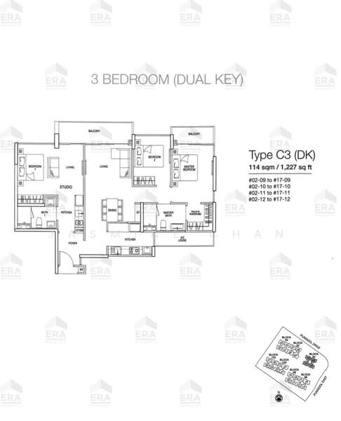 Riverparc Residence, 90 Punggol Drive, 3 Bedrooms, 1,227 sqft, Condominium For Sale, by Jasmine Chan, 500232963 - PropertyGuru.com.sg