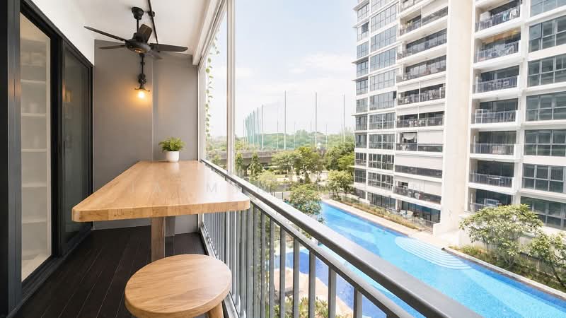 Riverparc Residence, 90 Punggol Drive, 3 Bedrooms, 1,227 sqft, Condominium For Sale, by Jasmine Chan, 500232963 - Balcony - PropertyGuru.com.sg