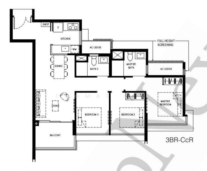Normanton Park, 59 Normanton Park, 3 Bedrooms, 915 sqft, Condominium For Rent, by Thomas Sim, 500232971 - PropertyGuru.com.sg