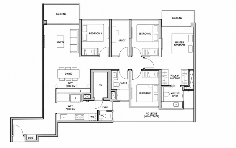 Norwood Grand, 6 Champions Way, 4 Bedrooms, 1,335 sqft, Condominium For Sale, by Alex Toh C W, 500232998 - PropertyGuru.com.sg