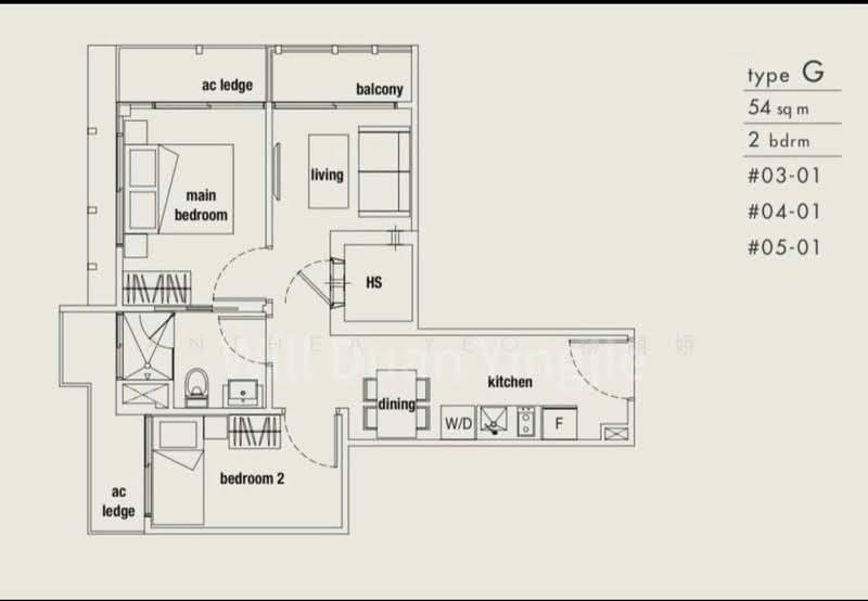 Parc Somme, 62 Somme Road, 2 Bedrooms, 581 sqft, Apartment For Rent, by Anthea Yeo 杨丽娇, 500233014 - PropertyGuru.com.sg
