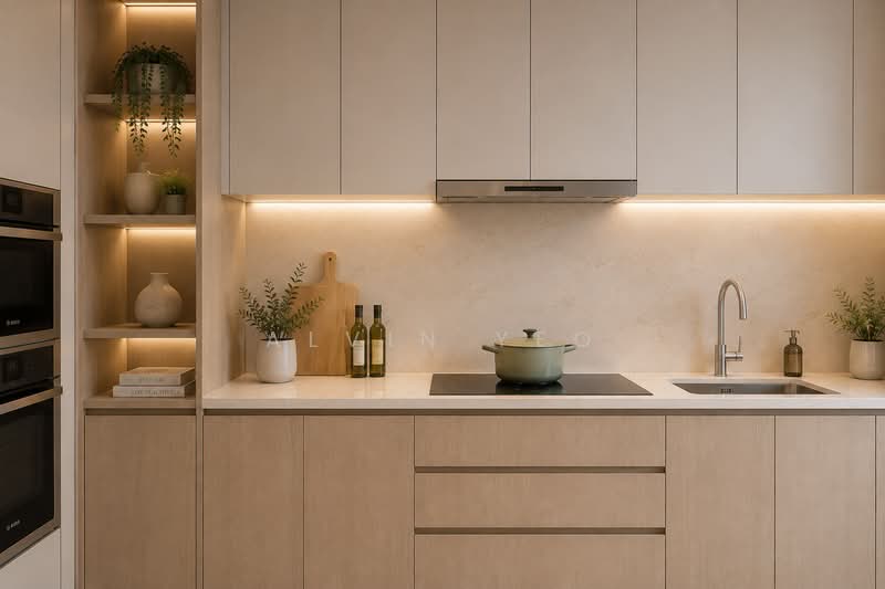 New Condo in Prime Thomson | MRT + Thomson Plaza at Your Doorstep | Ai Tong <1km, Bright Hill Drive, Ang Mo Kio / Bishan / Thomson, 3 Bedrooms, 936 sqft, Condominium For Sale, by Alvin Yeo, 500233021 - Kitchen - PropertyGuru.com.sg