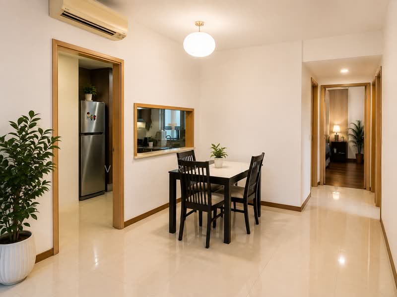Caspian, 60 Lakeside Drive, 3 Bedrooms, 1,302 sqft, Condominium For Sale, by Valerie Lim, 500233088 - Dining Room - PropertyGuru.com.sg