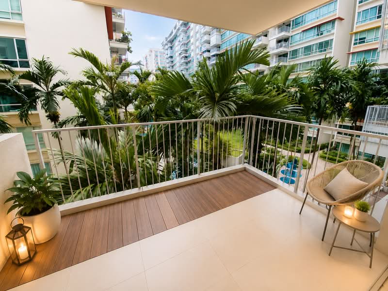 Caspian, 60 Lakeside Drive, 3 Bedrooms, 1,302 sqft, Condominium For Sale, by Valerie Lim, 500233088 - Balcony - PropertyGuru.com.sg