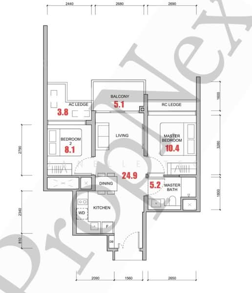 Hillock Green, 22-28 Lentor Central, Mandai / Upper Thomson, 2 Bedrooms, 624 sqft, Condominium For Sale, by Janelle Teo, 500233094 - PropertyGuru.com.sg