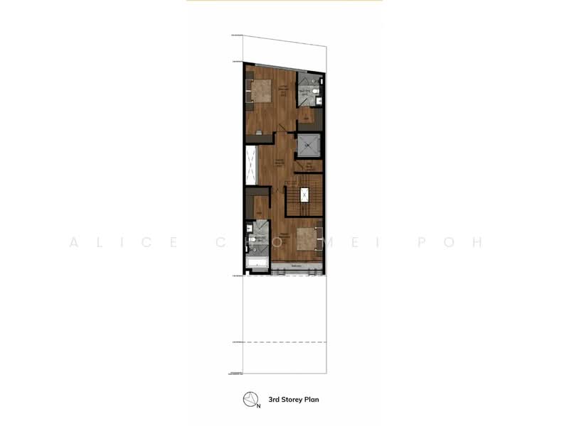 Brand New 3 Stories Intermediate Terrace with an Attic and Lift, jalan Sankam, Sembawang / Yishun, 5 Bedrooms, 4,834 sqft, Terraced House For Sale, by Alice Cho Mei Poh, 500233173 - PropertyGuru.com.sg