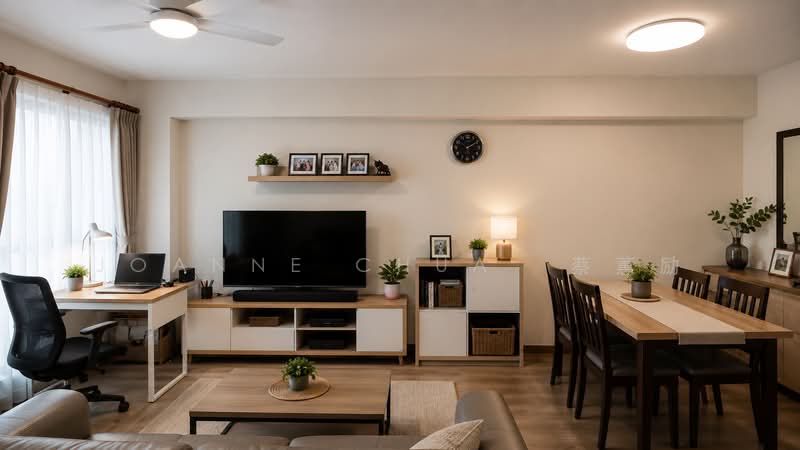 686B Woodlands Drive 73, 686B Woodlands Drive 73, 3 Bedrooms, 1,012 sqft, HDB Flat For Sale, by Joanne Chua 蔡蕙励, 500233218 - Living Room - PropertyGuru.com.sg