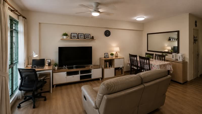 686B Woodlands Drive 73, 686B Woodlands Drive 73, 3 Bedrooms, 1,012 sqft, HDB Flat For Sale, by Joanne Chua 蔡蕙励, 500233218 - Living Room - PropertyGuru.com.sg