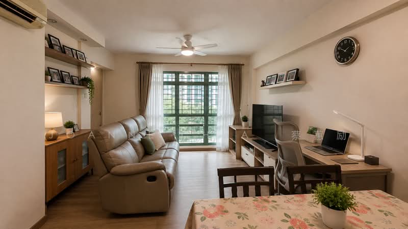 686B Woodlands Drive 73, 686B Woodlands Drive 73, 3 Bedrooms, 1,012 sqft, HDB Flat For Sale, by Joanne Chua 蔡蕙励, 500233218 - Living Room - PropertyGuru.com.sg