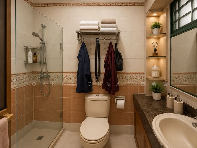 686B Woodlands Drive 73, 686B Woodlands Drive 73, 3 Bedrooms, 1,012 sqft, HDB Flat For Sale, by Joanne Chua 蔡蕙励, 500233218 - Bathroom - PropertyGuru.com.sg