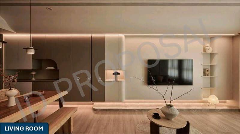 One-North Residences, 7 One-North Gateway, Buona Vista / West Coast / Clementi New Town, 1 Bedroom, 592 sqft, Apartment For Sale, by Ryan Tan, 500233228 - Living Room - PropertyGuru.com.sg