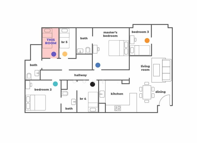 Cavenagh House, 100 Clemenceau Avenue North, Room Rental, 240 sqft, Apartment For Rent, by Cove, 500233229 - PropertyGuru.com.sg