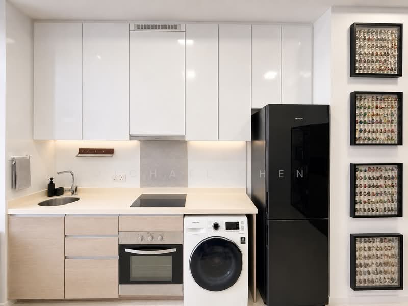 Boathouse Residences, 23 Upper Serangoon View, 1 Bedroom, 624 sqft, Condominium For Sale, by Michael Chen, 500233237 - Kitchen - PropertyGuru.com.sg