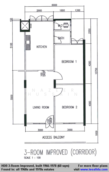 2 Lorong Lew Lian, 2 Lorong Lew Lian, 2 Bedrooms, 700 sqft, HDB Flat For Rent, by Nazeer Hussain, 500233243 - PropertyGuru.com.sg