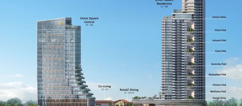 Union Square Residences, 28 Havelock Road,, 3 Bedrooms, 990 sqft, Condominium For Sale, by Darren Hoi, 500233267 - PropertyGuru.com.sg