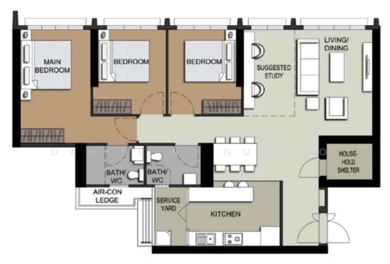 464B Clementi Avenue 1, 464B Clementi Avenue 1, 3 Bedrooms, 1,216 sqft, HDB Flat For Sale, by Daniel Wu Guohao, 500233303 - PropertyGuru.com.sg