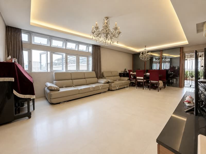 131 Clarence Lane, 131 Clarence Lane, 4 Bedrooms, 1,302 sqft, HDB Flat For Sale, by Wesley Yuen, 500233399 - Living Room - PropertyGuru.com.sg