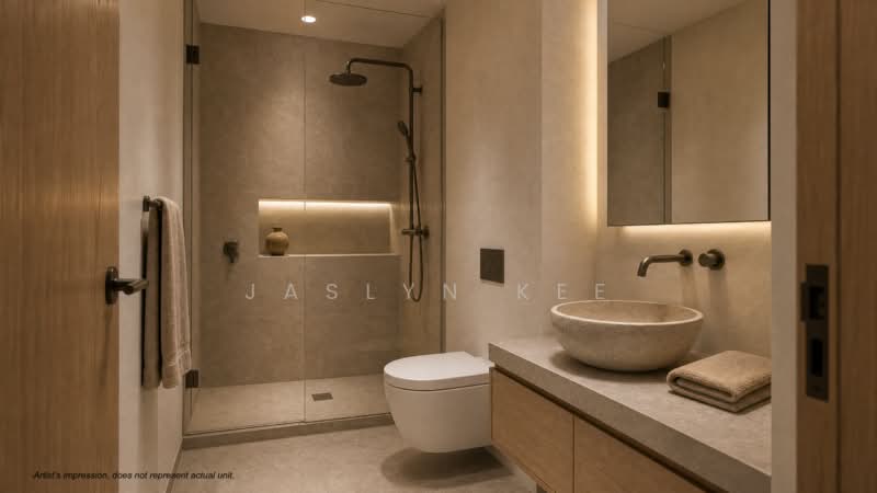 The Continuum, 1-8 Thiam Siew Avenue, 4 Bedrooms, 1,690 sqft, Condominium For Sale, by Jaslyn Kee, 500233417 - Bathroom - PropertyGuru.com.sg