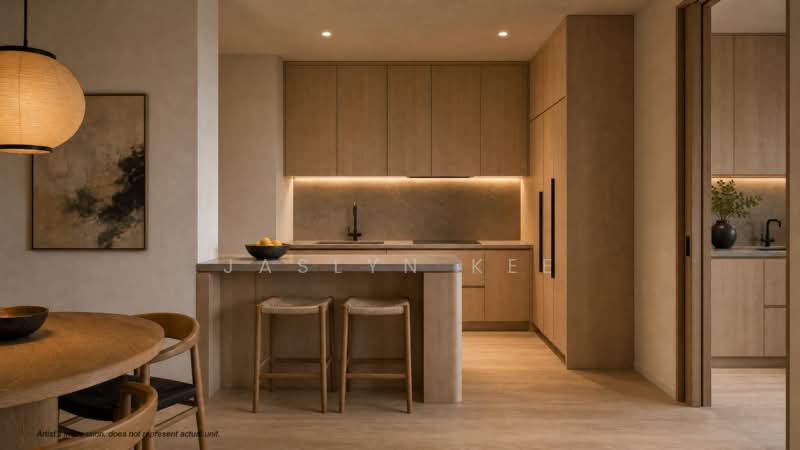 The Continuum, 1-8 Thiam Siew Avenue, 4 Bedrooms, 1,690 sqft, Condominium For Sale, by Jaslyn Kee, 500233417 - Kitchen - PropertyGuru.com.sg