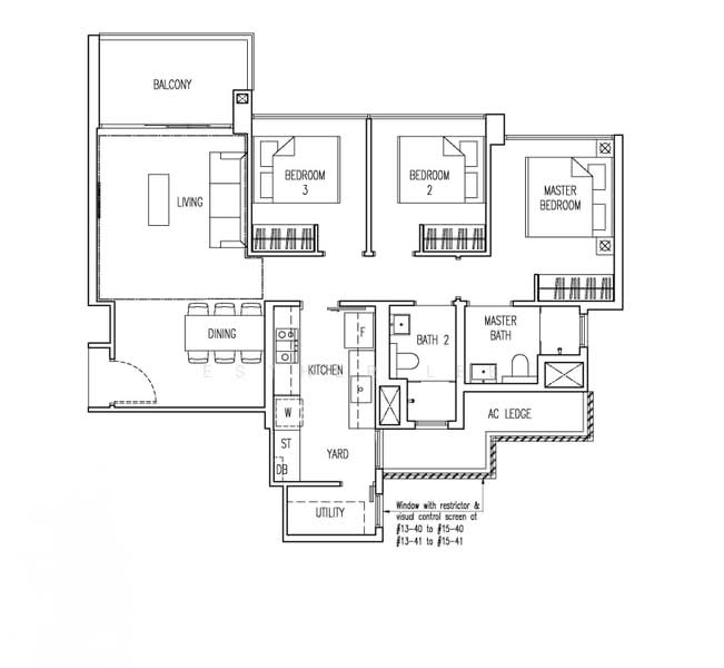 Parc Life, 29 Sembawang Crescent, 3 Bedrooms, 1,001 sqft, Condominium For Sale, by Esther Lee, 500233464 - PropertyGuru.com.sg
