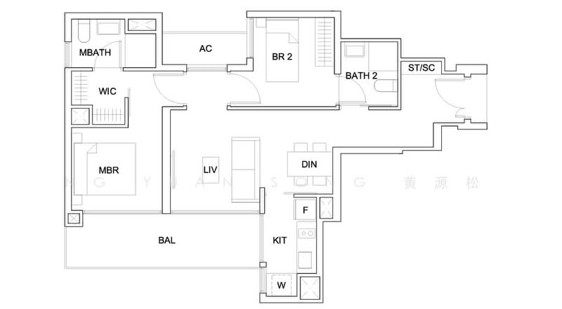 Sky Vue, Bishan Street 14, 2 Bedrooms, 807 sqft, Condominium For Rent, by Ng Yuan Song 黄源松, 500233465 - PropertyGuru.com.sg