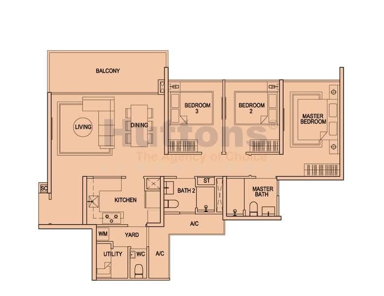 SkyPark Residences, Sembawang Drive, 3 Bedrooms, 1,141 sqft, Condominium For Sale, by Edmund Ong, 500233483 - PropertyGuru.com.sg