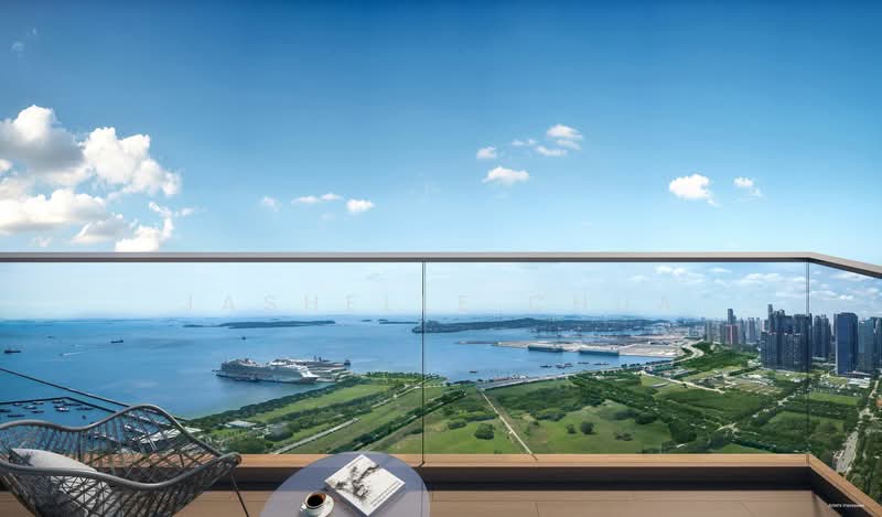 Brand New, City Central, Next to MRT, Unblocked views of Garden by the Bay & Marina Bay Sands, Marina Gardens Lane, 2 Bedrooms, 657 sqft, Condominium For Sale, by Jashelle Chua, 500233495 - Balcony - PropertyGuru.com.sg