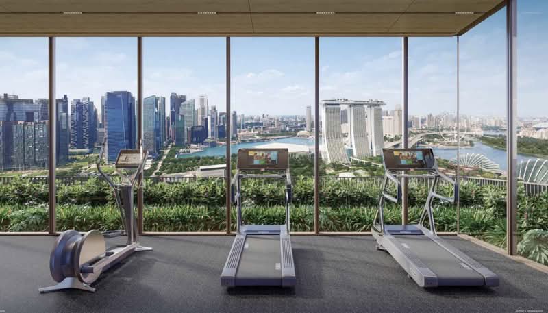 Brand New, City Central, Next to MRT, Unblocked views of Garden by the Bay & Marina Bay Sands, Marina Gardens Lane, 2 Bedrooms, 657 sqft, Condominium For Sale, by Jashelle Chua, 500233495 - Gym - PropertyGuru.com.sg
