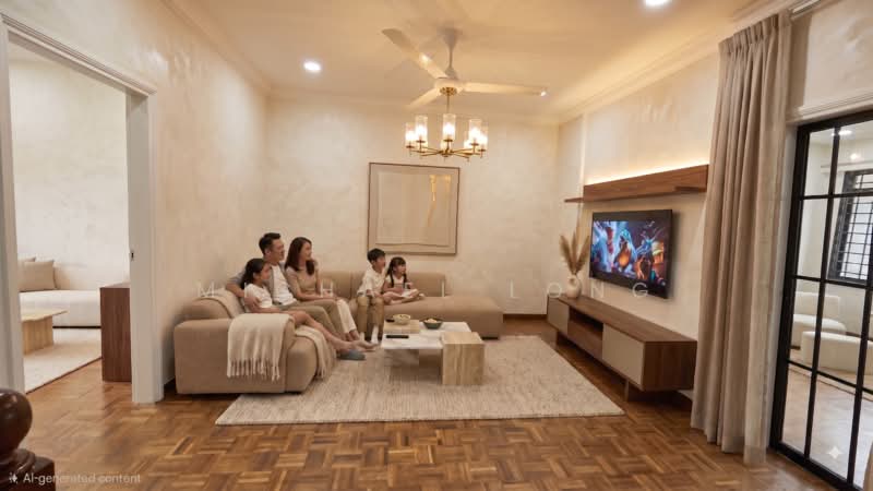 Lentor Place, Lentor Place, 4 Bedrooms, 2,800 sqft, Terraced House For Rent, by Michael Long, 500233497 - Living Room - PropertyGuru.com.sg
