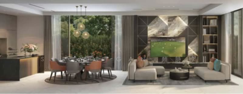 Villas @ Old Tampines Road, 30 Old Tampines Road, 5 Bedrooms, 2,160 sqft, Semi-Detached House For Sale, by Serene Gan 顏詩玲, 500233503 - Living Room - PropertyGuru.com.sg
