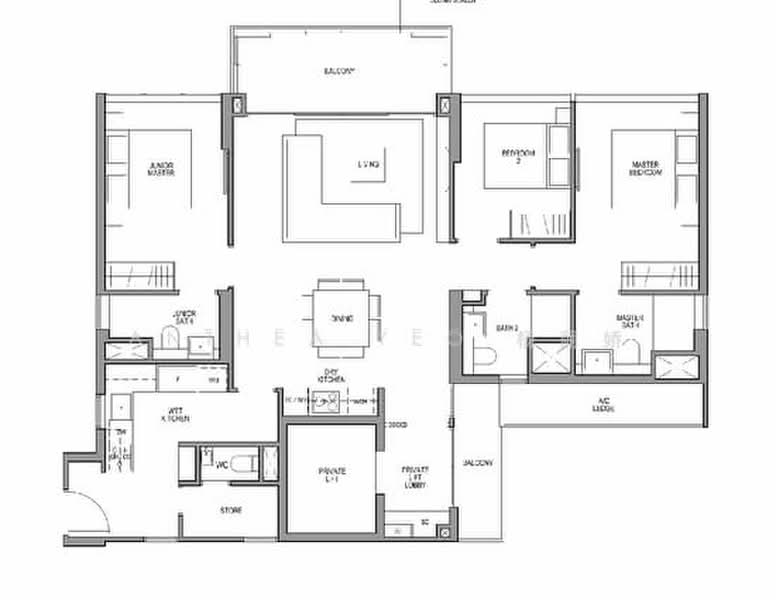 Martin Modern, 10 Martin Place, 3 Bedrooms, 1,421 sqft, Apartment For Sale, by Anthea Yeo 杨丽娇, 500233535 - PropertyGuru.com.sg