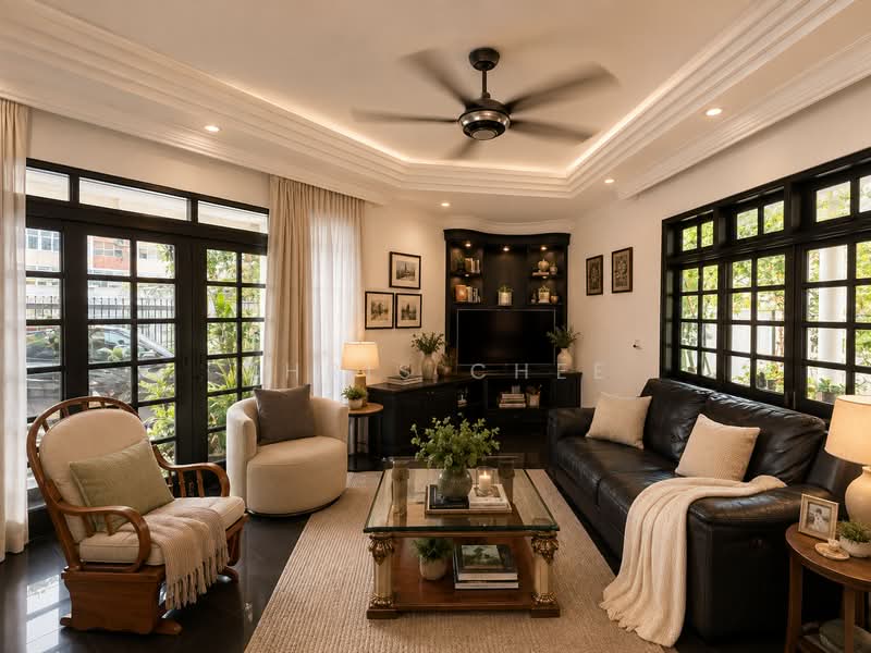 Rare Semi-D Near Rosyth & Xinmin Primary School, , 5 Bedrooms, 2,680 sqft, Semi-Detached House For Sale, by Chris Chee, 500233560 - Living Room - PropertyGuru.com.sg