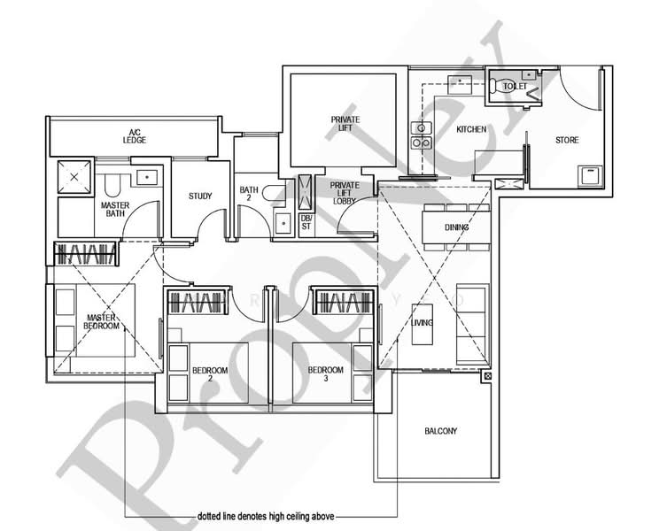 FREEHOLD SEA VIEW 3 Bed 3 Bath 1109sqft Private Lift D2 6m Ceiling $200k Reno Greenery View, Chinatown / Tanjong Pagar, 3 Bedrooms, 1,109 sqft, Condominium For Sale, by Martin Yeo, 500233577 - PropertyGuru.com.sg