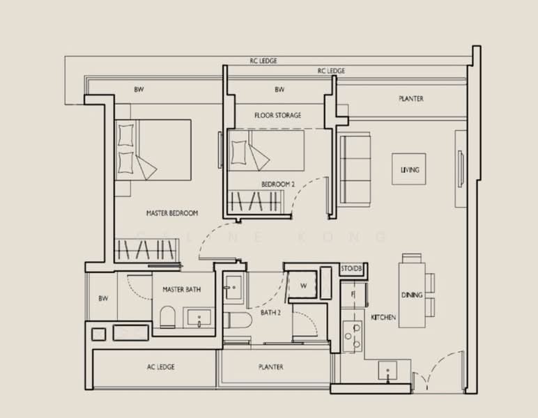 D'Nest, 131 Pasir Ris Grove, 2 Bedrooms, 753 sqft, Condominium For Rent, by Celine Kong, 500233580 - PropertyGuru.com.sg